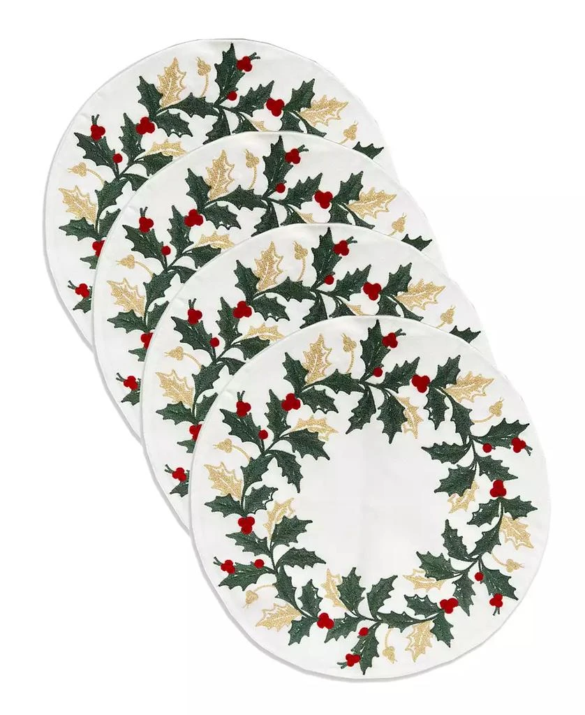 Lenox Holiday Embroidered Placemats, Set of 4 1