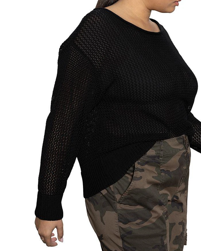 Sanctuary Plus Open Knit Sweater 5