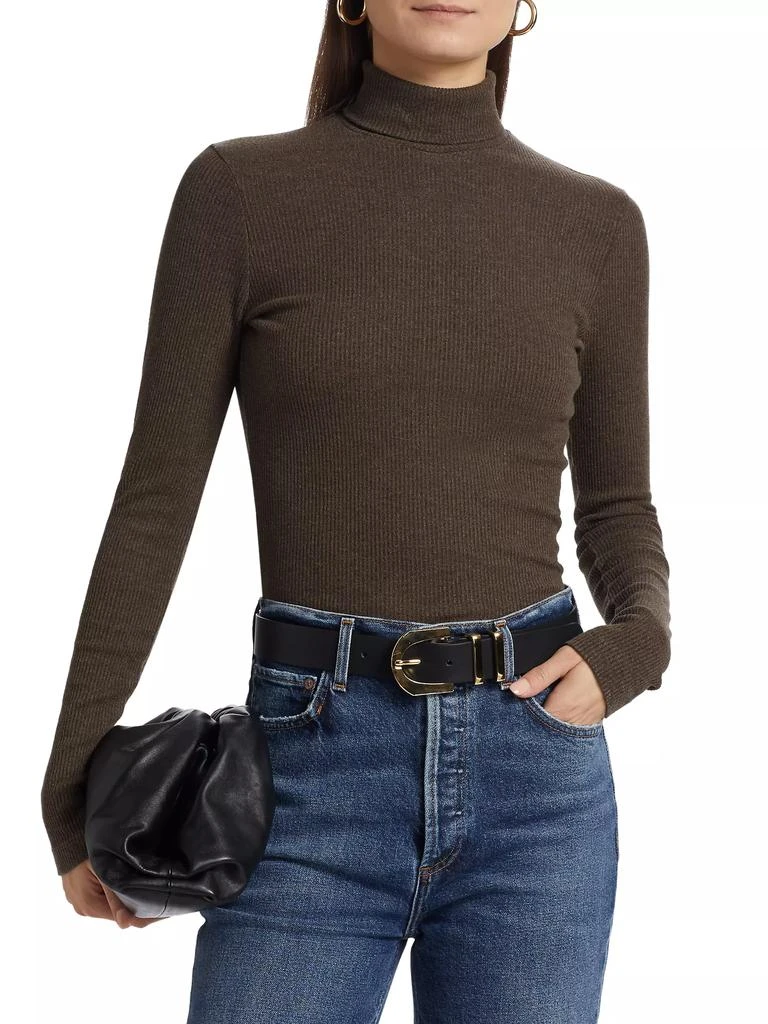 AGOLDE Pascale Rib-Knit Turtleneck 3