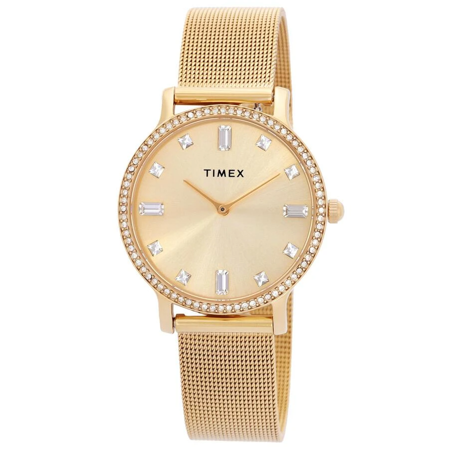 Timex Gold Crystal Dial Women\'s Watch, NEW s-l400.jpg main image 2
