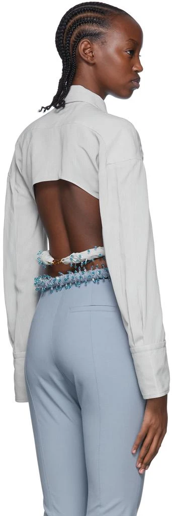 Jacquemus Gray 'La Chemise Perli' Shirt 3