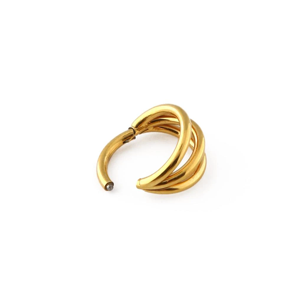 Orelia London Triple Row Clicker Hoop 8mm 5