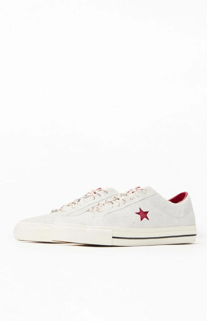 Converse Gray One Star Pro Suede Shoes 2