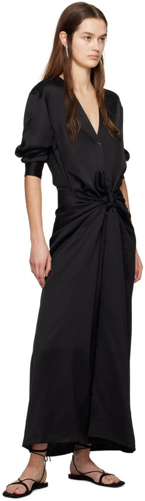 Totême Black Knot Maxi Dress 4
