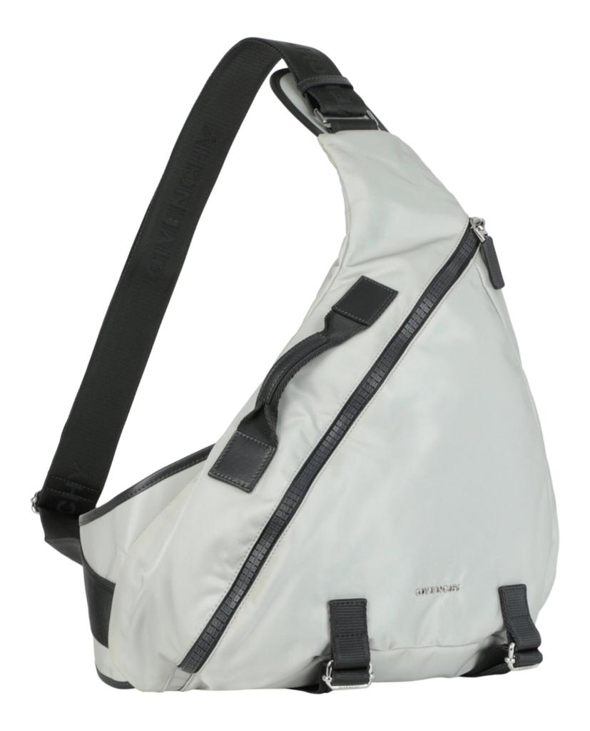 Givenchy Medium G-Zip Triangle Bag In Nylon