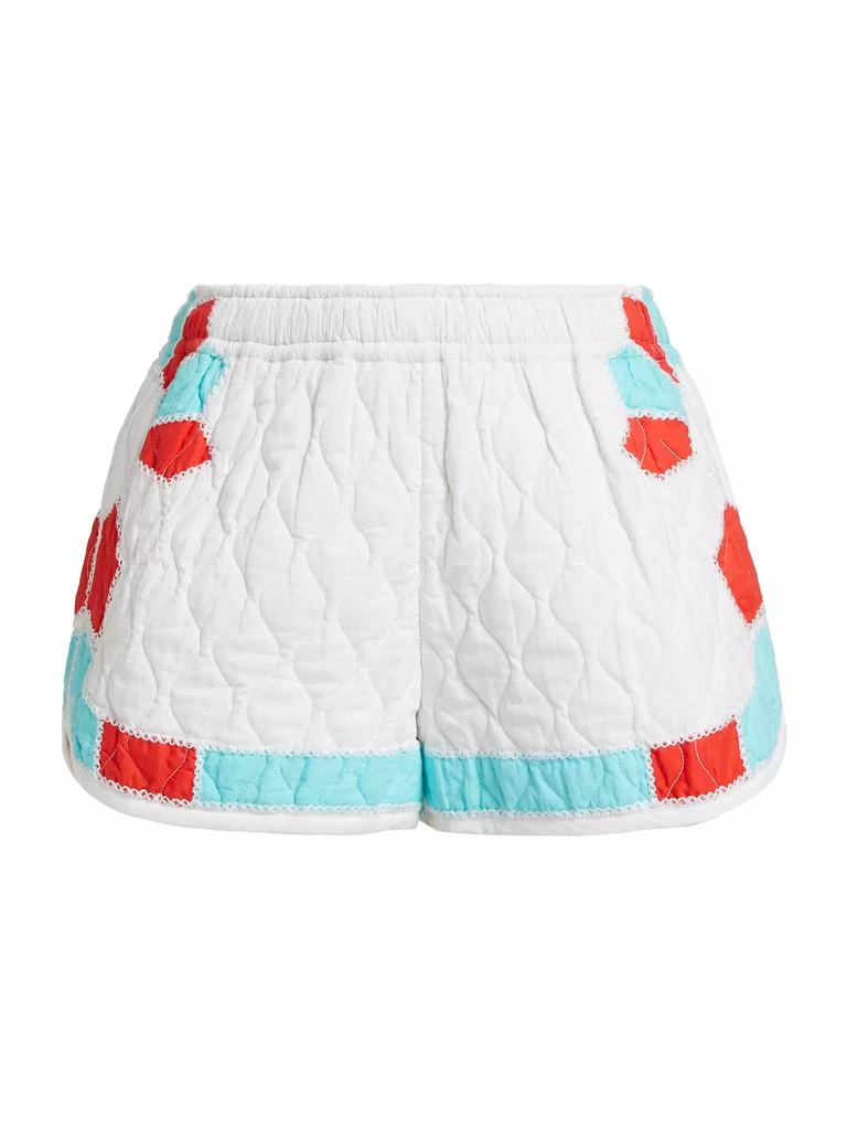 Rhode Mateo Quilted Cotton Shorts 1