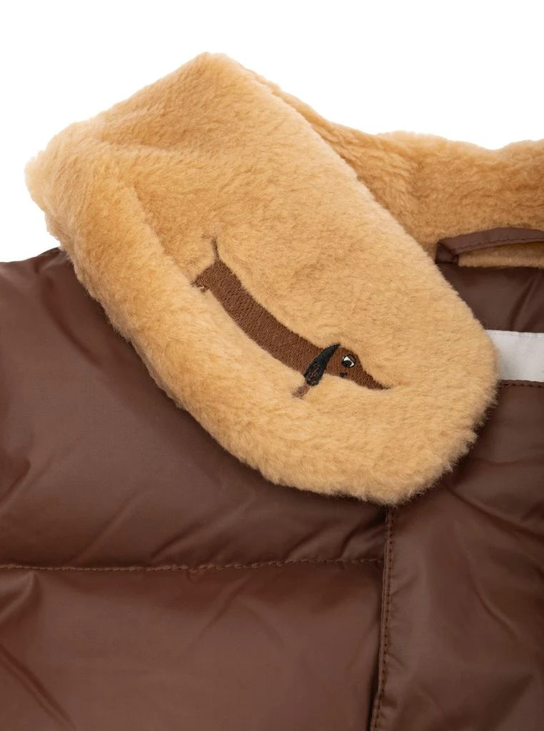 Mini Rodini Mini Rodini Dog Embroidered Quilted Puffer Jacket 3