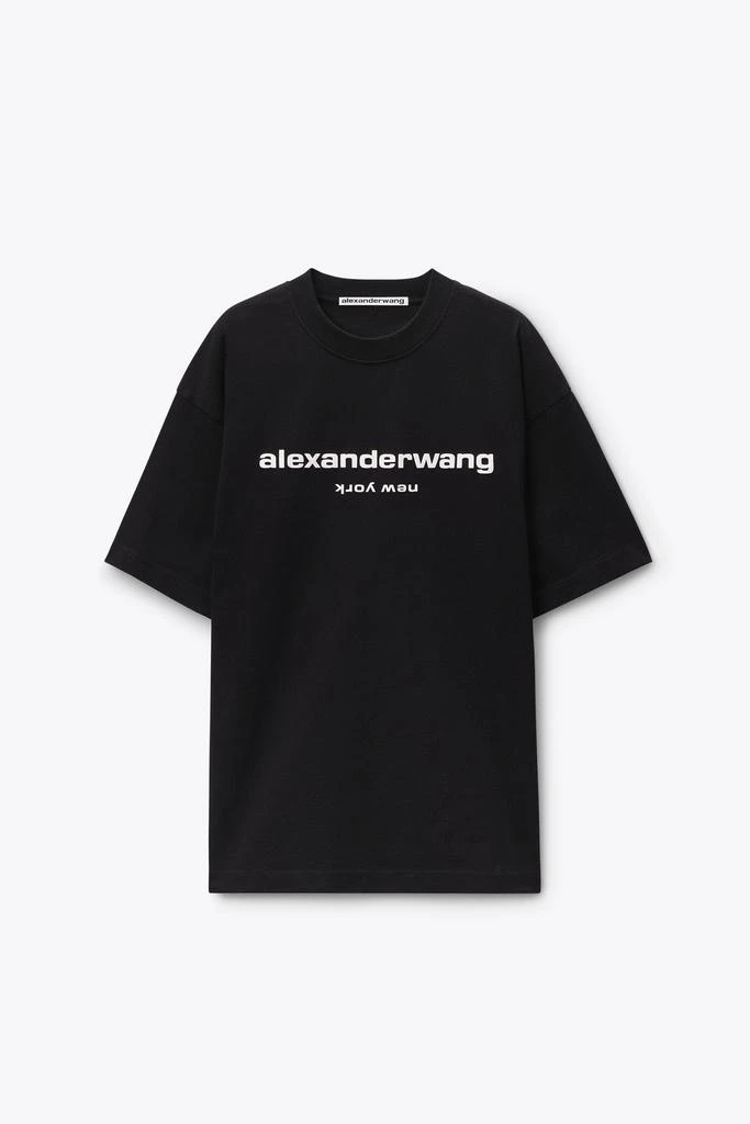 Alexander Wang Puff Logo Short Sleeve Tee 2