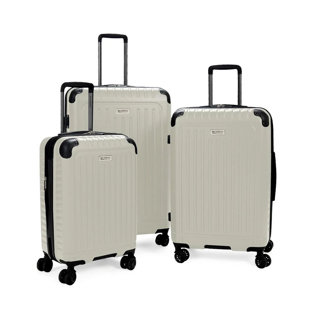 Ben Sherman Sunderland 3 Piece Lightweight Hardside Expandable Spinner Luggage Set 1
