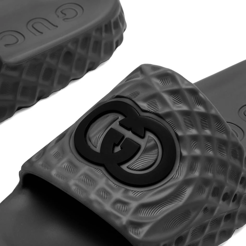 Gucci Gucci Interlocking Logo Ripple Sole Slide 3