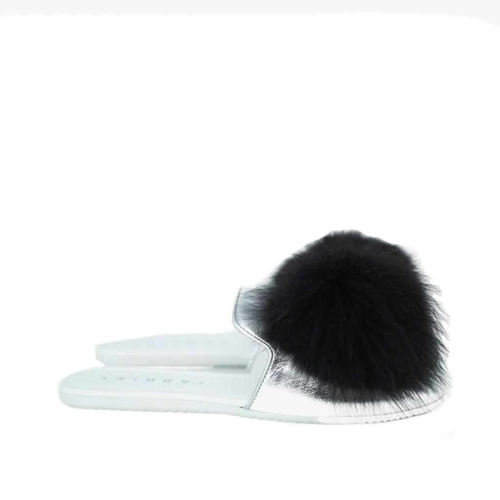 Joshua Sanders Joshua Sanders Leather And Fur Mules