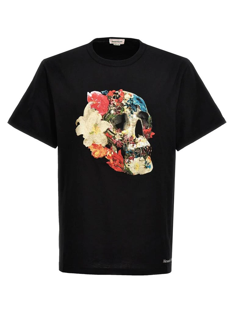 Alexander McQueen floral Skull T-shirt 1