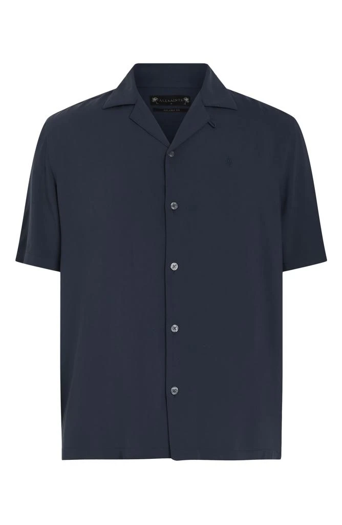 ALL SAINTS Venice Relaxed Fit Short Sleeve Button-Up Camp Shirt 4