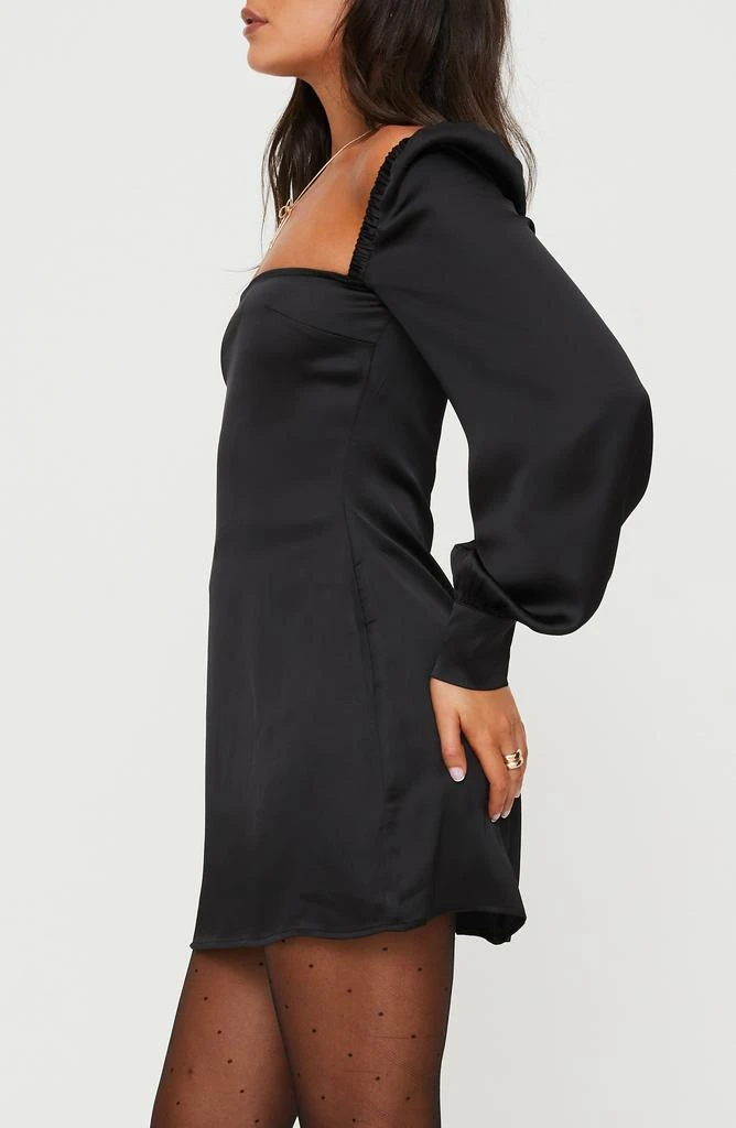 Princess Polly Cottee Long Sleeve Satin Minidress 4