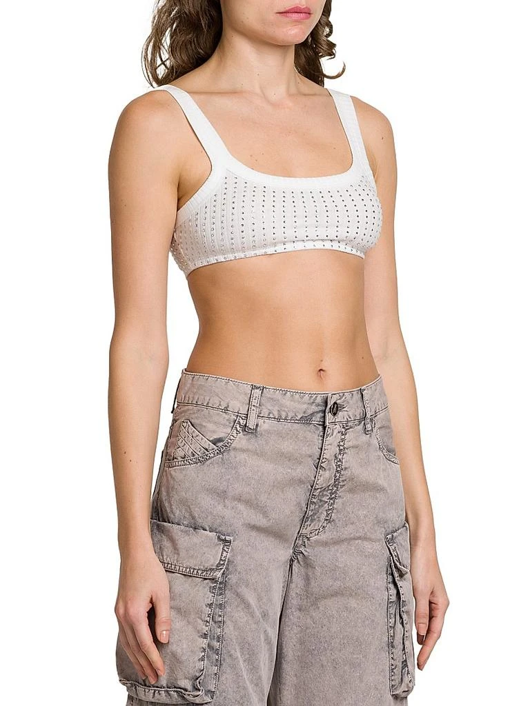 The Attico Thermostrass Macro Rib Bra Top 4