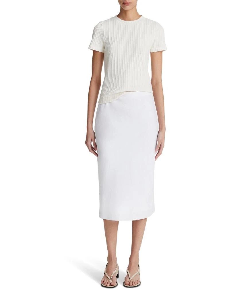 Vince Rib Short Sleeve Crew 3