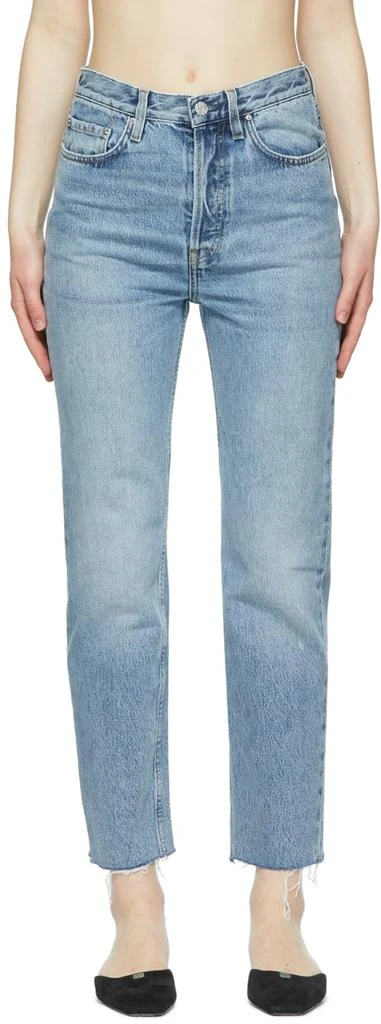 TOTEME Blue Classic Cut Jeans 1