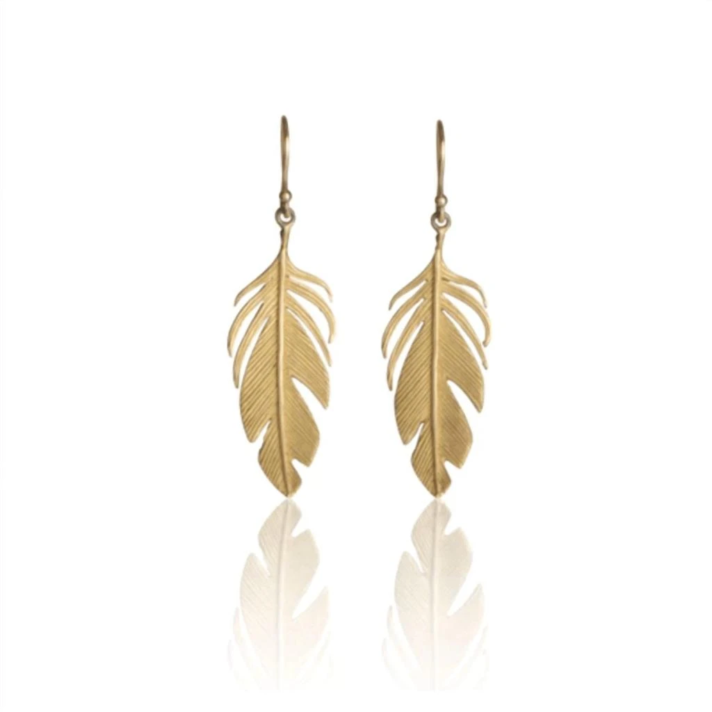 Trendy Wholesale Trendy Wholesale - Women
s Feather Dangle Earrings