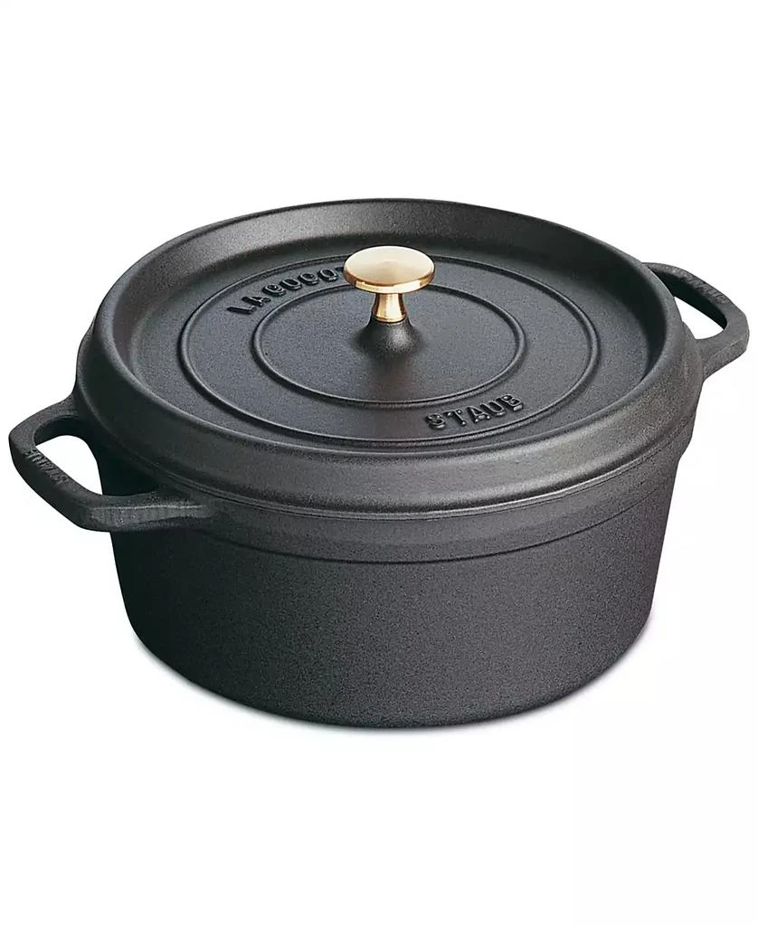 Staub Cast Iron 5.5-Qt. Round Cocotte 1