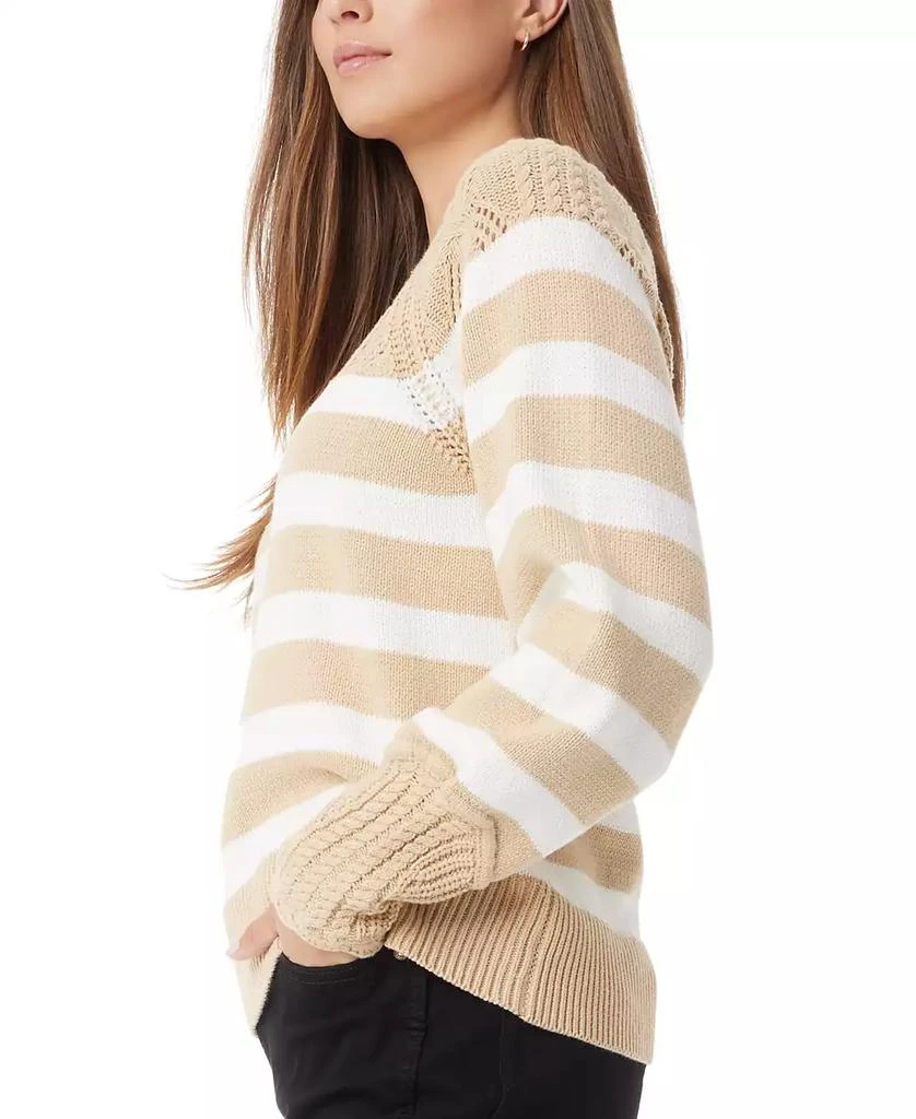 Sam Edelman Women's Joy Novelty Yoke Striped Sweater 3
