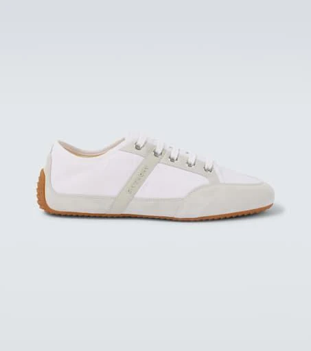 Givenchy Slim suede-trimmed sneakers 1