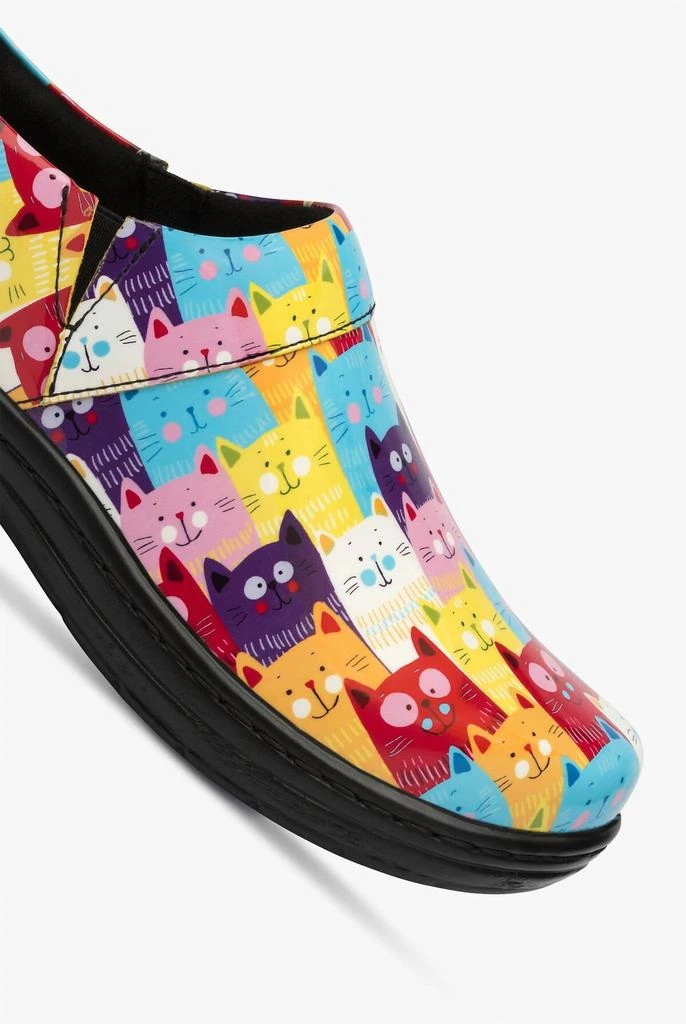 Klogs Footwear Women's Mission Clog In Amster Cats Patent 2