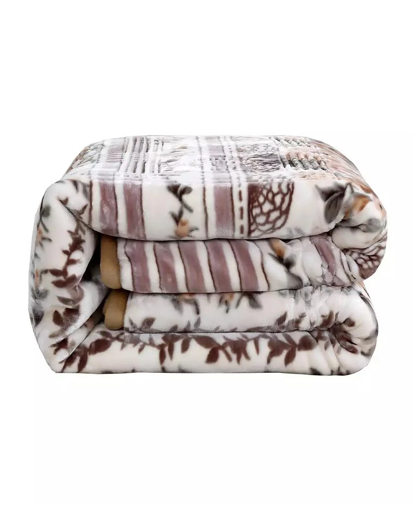 Nestl Printed Faux Mink Weighted Blanket, 9 lbs 2