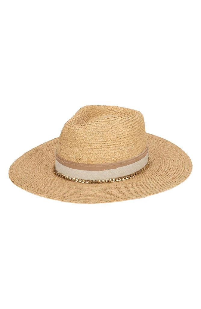 SAN DIEGO HAT Chain Trim Panama Hat 1