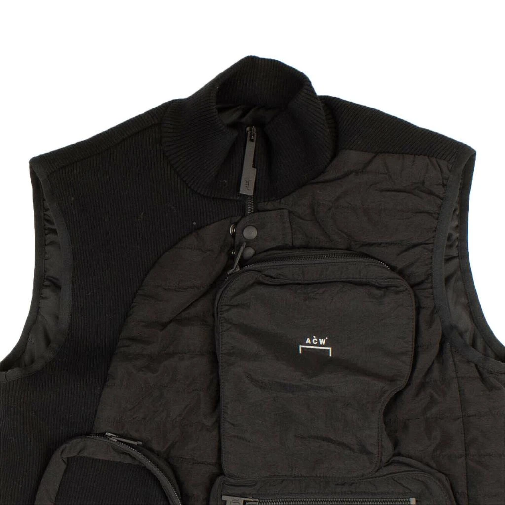 A-COLD-WALL* Men's Black Down Turtleneck Vest 3