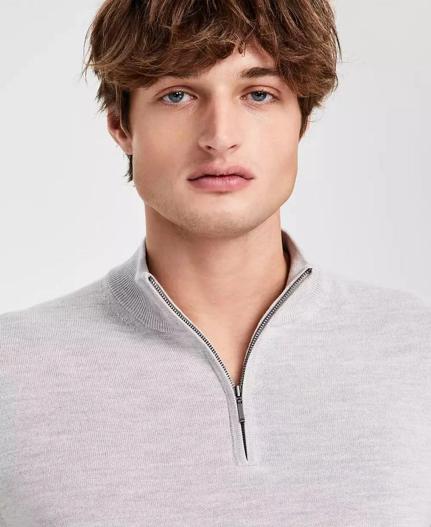 Charles Tyrwhitt Men's Merino Wool Quarter-Zip Sweater 3