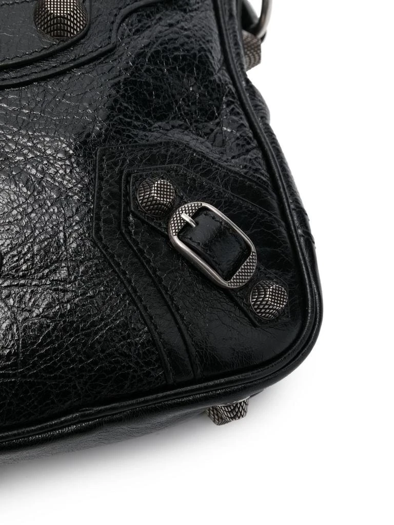 Balenciaga BLACK LEATHER LE CAGOLE MEN CROSSBODY BAG 4