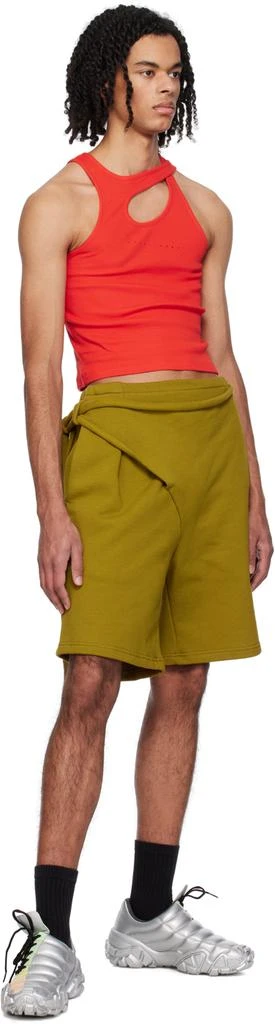 Ottolinger Green Wrap Shorts 4