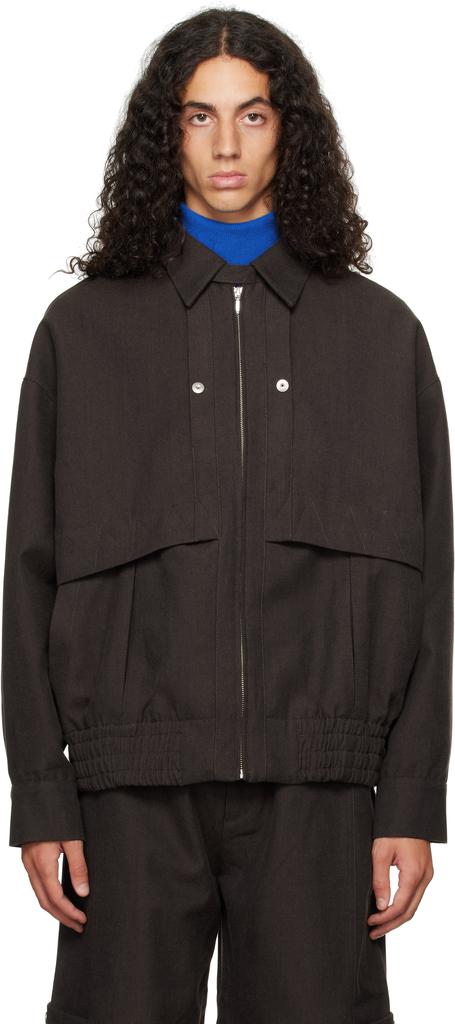 Omar Afridi Brown Katarakt Jacket