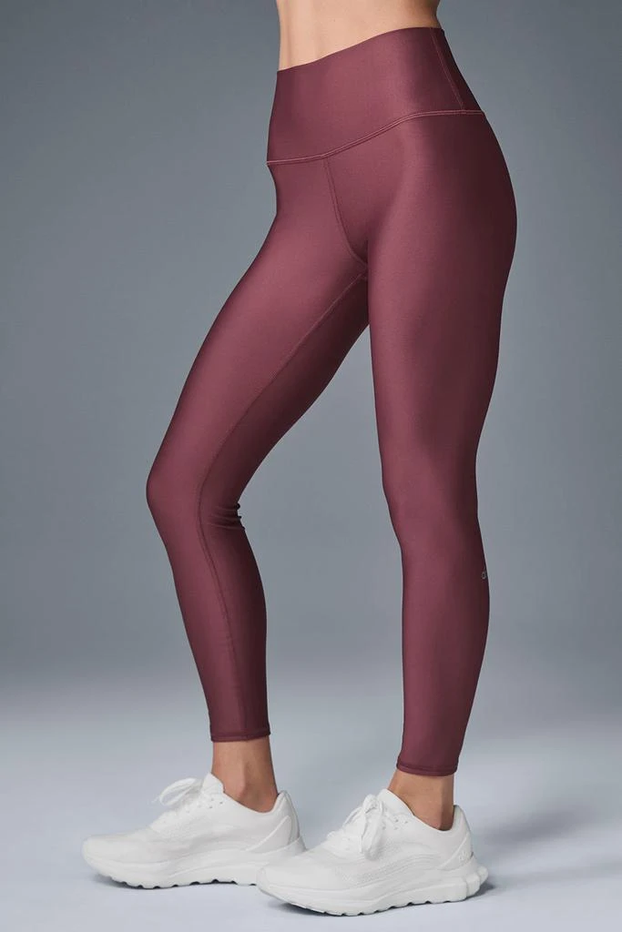 Alo Airlift Winter Warm High-Waist Legging - Burgundy Truffle 5