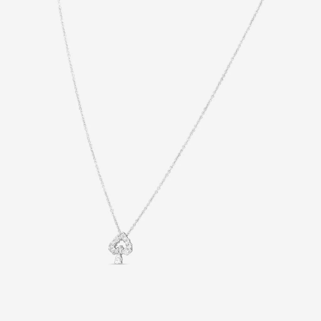 Roberto Coin Roberto Coin 18K White Gold Diamond Pendant Necklace 001589AWCHX0 2