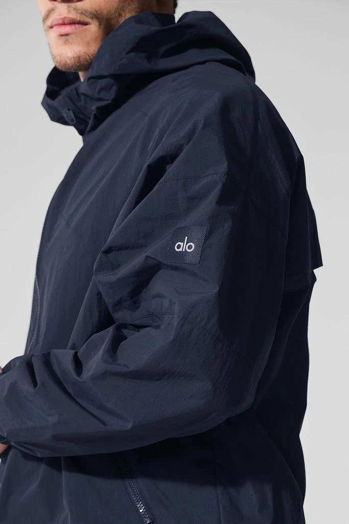 Alo Vantage Nylon Ripstop Track Jacket - Navy 3