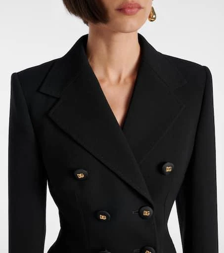 Dolce 
Gabbana DG virgin wool blazer 4