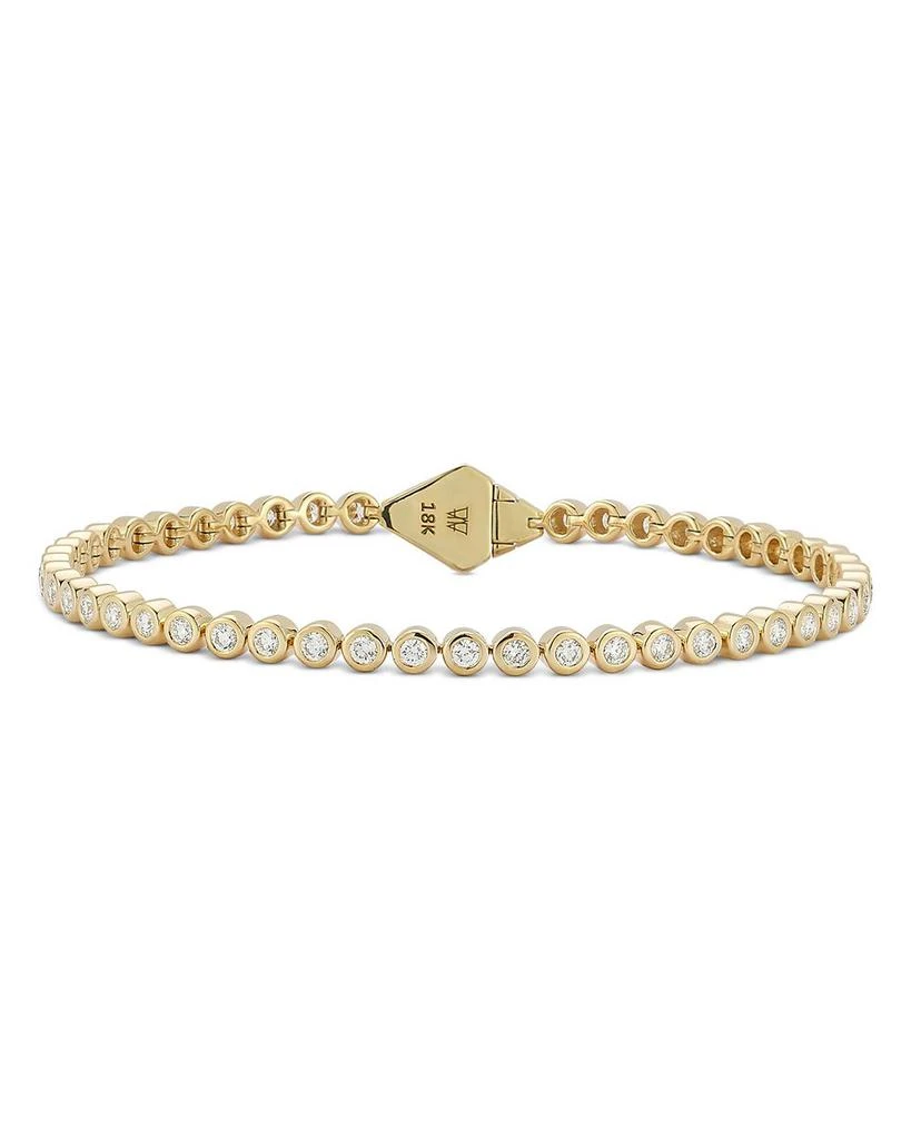 Walters Faith 18K Yellow Gold Diamond Classic Bezel Set Bracelet 1
