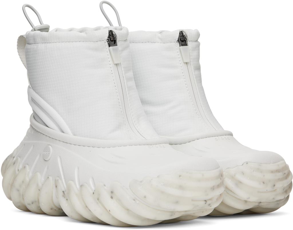 【関税込み】Crocs オフホワイト Echo Z Shield ブーツ Crocs Off-White Echo Z Shield Boots - Shoes - BeyondStyle
