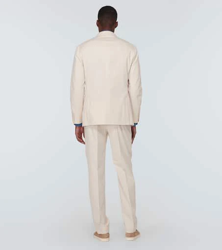 Brunello Cucinelli Cotton and cashmere-blend suit 3
