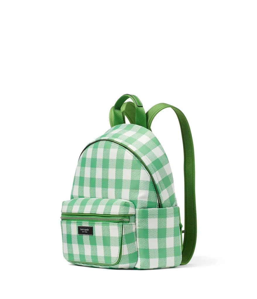 Kate Spade New York Sam Icon Gingham Printed Fabric Small Backpack 4