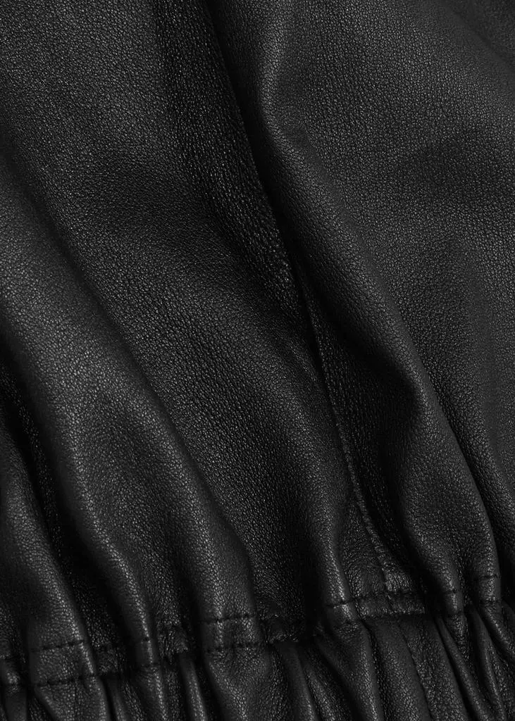DOM GOOR Black leather leggings 5