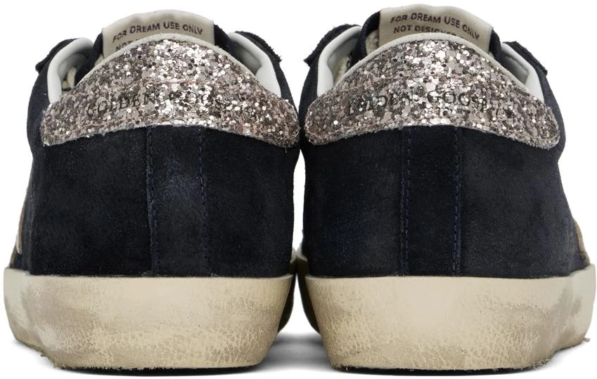 Golden Goose Navy Super-Star Sneakers 2
