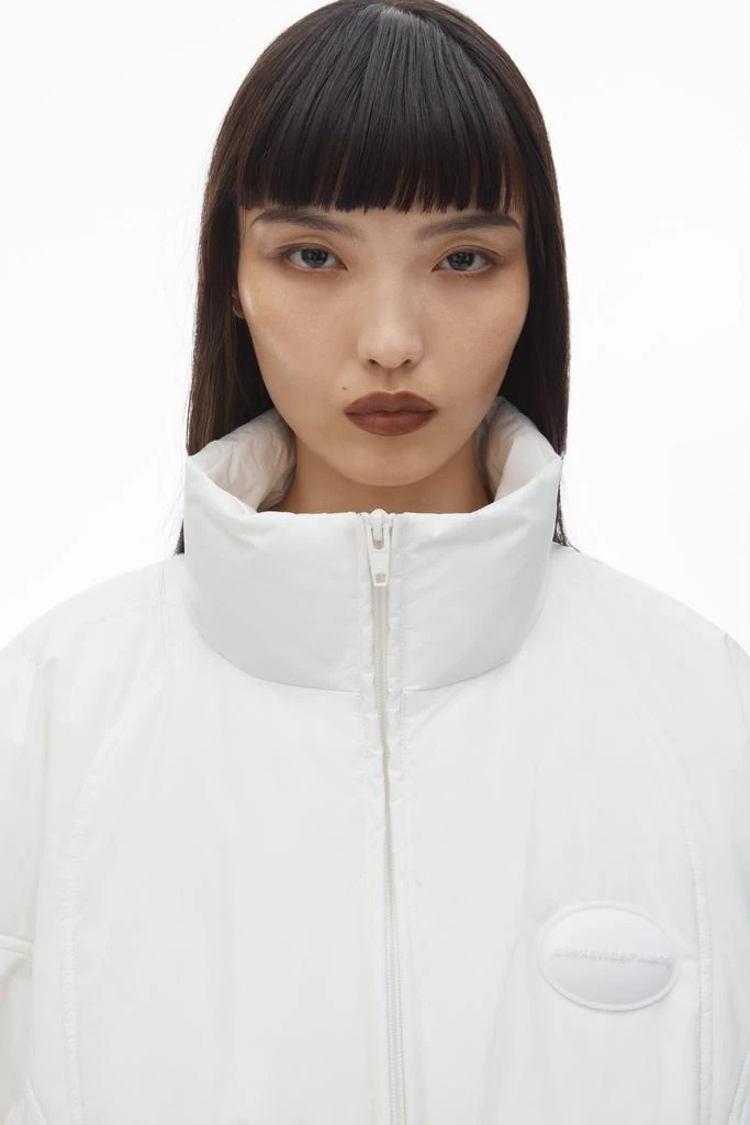 Alexander Wang Puffer Coat with Dome Logo Patch 4