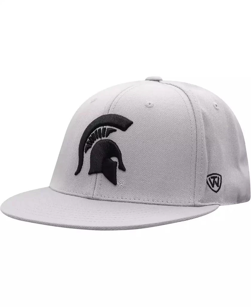 Top of the World Men's Gray Michigan State Spartans Fitted Hat 1