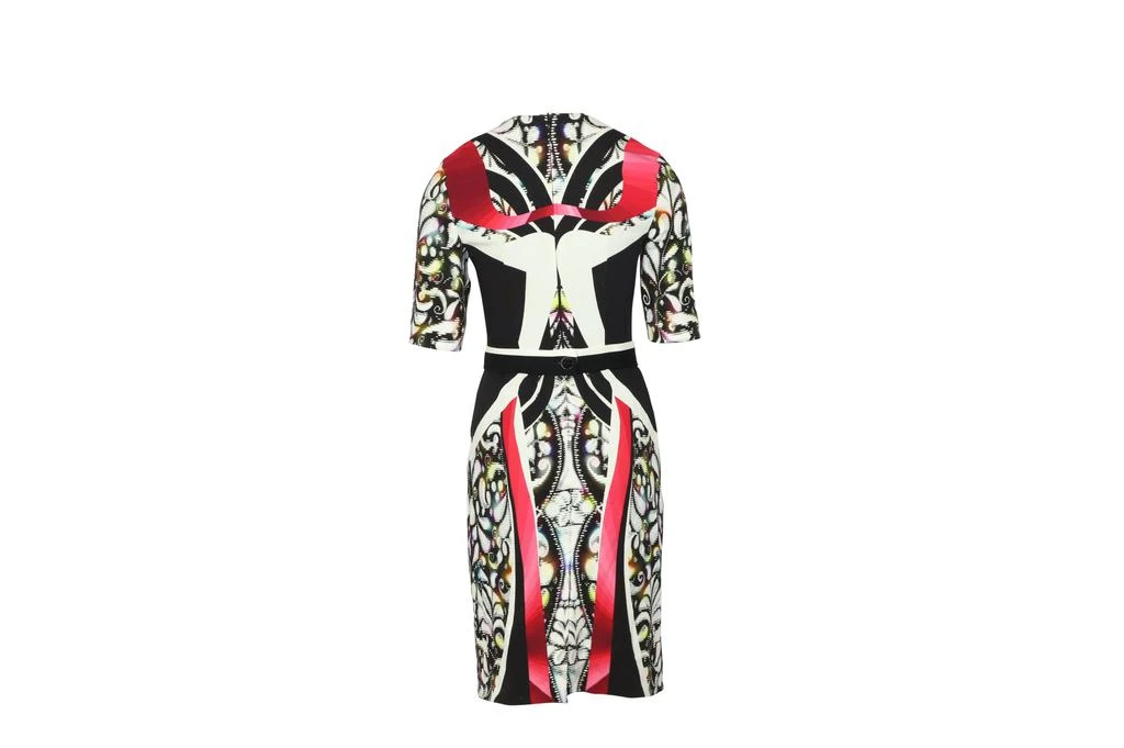 PETER PILOTTO Geometric Print Sheath Dress in Multicolor Polyester 5