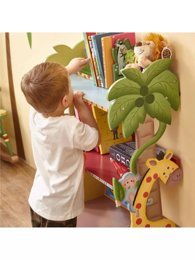 Teamson Little Kid's Sunny Safari Bookshelf 5