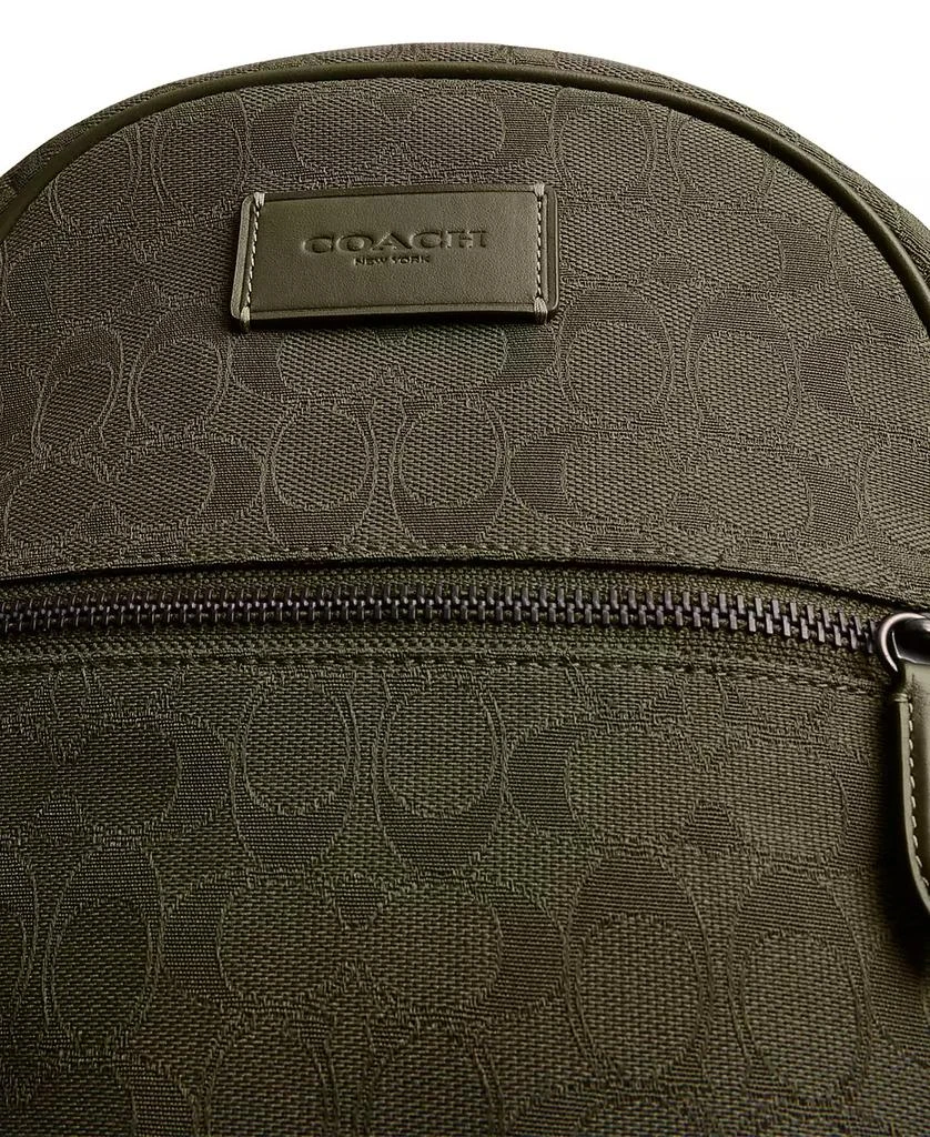 Coach Men's Signature Jacquard Backpack 12