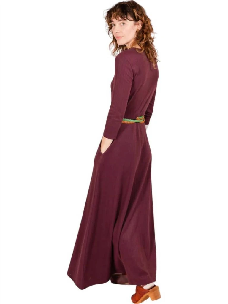 chinese dress ladies Dream lover” Strapless Maxi dress- Eggplant – Zia Africa main image 0