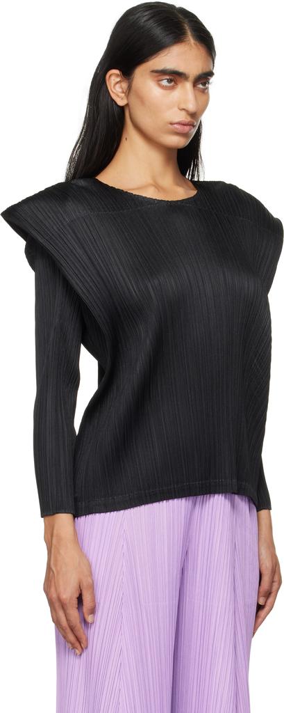 Pleats Please Black Monthly Colors September Top
